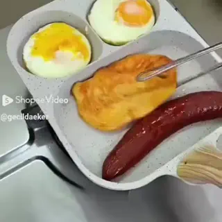 Frigideira com divisórias