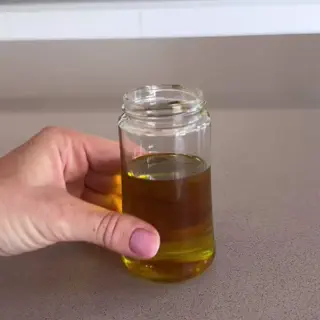 Porta azeite Dispenser Com Pincel Culinário