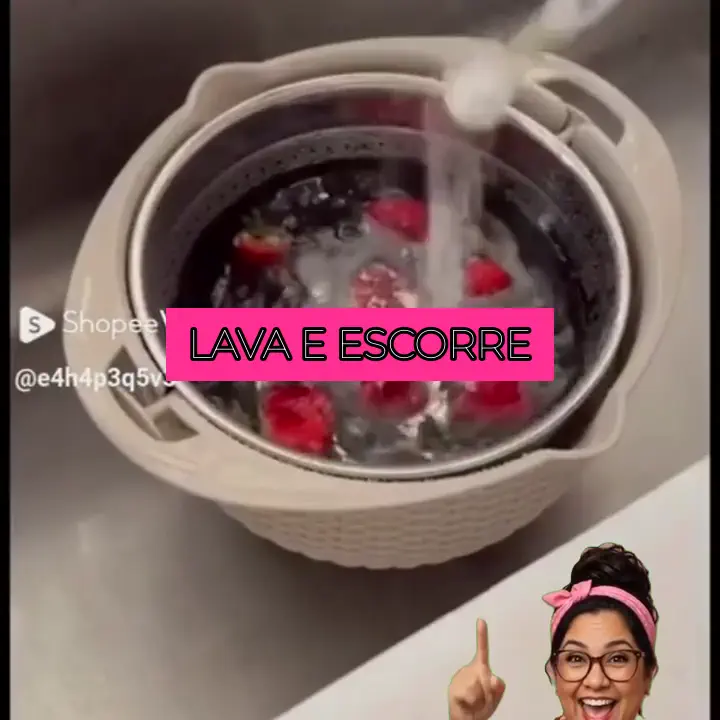 Cesto lava e escorre