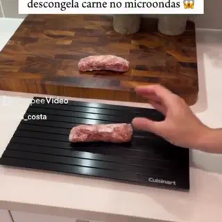 Placa para descongelar alimentos